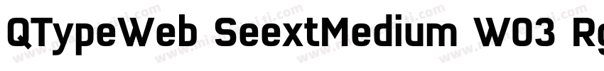 QTypeWeb SeextMedium W03 Rg字体转换